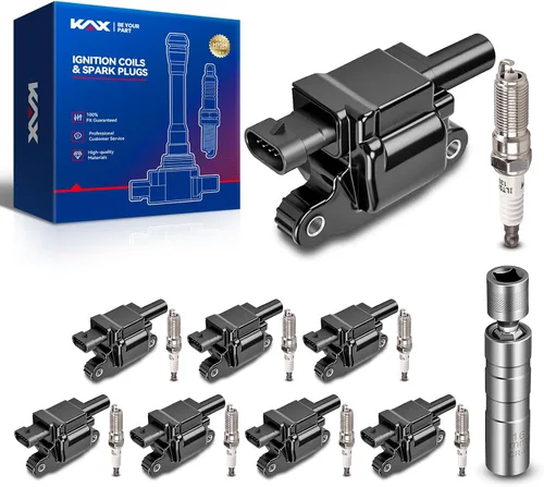 Vista 108 de Bobina de encendido KAX UF434 1 paquete Compatible con Impala, Equinox, G6, Malibu, Silverado 1500, Uplander, Torrent, Lucerne, Express 1500, Sierra