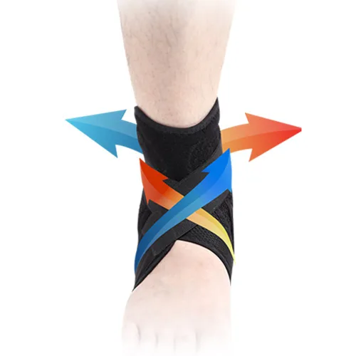 Vista 3 de Aider Tobillera – para protección de tobillo lesionado y soporte para esguinces, fascitis plantar, atletismo, recuperación de lesiones, dolor