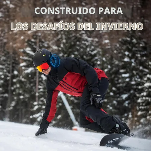 Vista 4 de Casco Sena Latitude Snow con altavoces y micrófono incorporados, intercomunicador Bluetooth, comunicación manos libres abierta, escucha de música