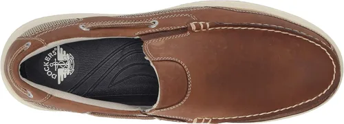 Vista 5 de Dockers Tiller Boat Shoe para hombre, gris topo