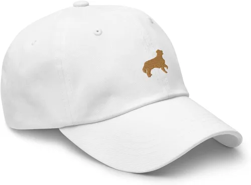 Vista 2 de Golden Retriever - Sombrero bordado para mujer regalo Golden Retriever para hombres sombrero dorado para mamá sombrero dorado para papá