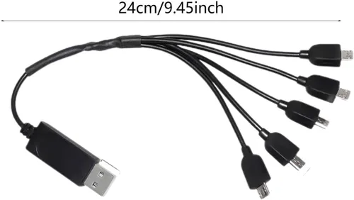 Vista 5 de Cable de carga para drones Recambios Fuerte Portátil Universal Drone Accesorios Quadcopter Parte para E525 S89 E88 E99 DIY Accs
