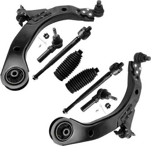Vista 269 de Detroit Axle - Kit de brazos de control de extremo de 8 piezas para Toyota 2001-2003 Highlander 2002-2003 Camry Lexus ES300, 2 conjuntos de brazos