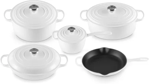 Vista 19 de Le Creuset Juego de utensilios de cocina de hierro fundido esmaltado, 5 piezas, Artichaut
