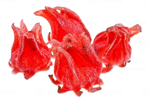 Vista 3 de US Snacks Flor de hibisco confitado, flores comestibles deshidratadas, hibisco seco (1 libra)