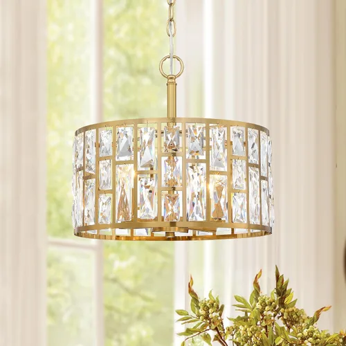 Vista 8 de MEXO Lámpara colgante de cristal moderna de 2 piezas con acabado mate negro, iluminación colgante, candelabro de cristal para sala de estar, cocina