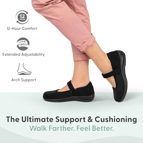 Vista 2 de Orthofeet Zapatos ortopédicos Springfield Mary Jane para mujer