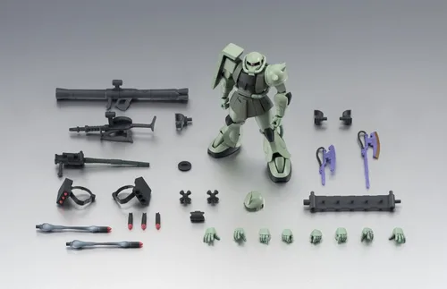 Vista 8 de TAMASHII NATIONS Tamashi Nations - Moblie Suit Gundam - The Robot Spirits - MS-06 ZAKU II Versión A.N.I.M.E.