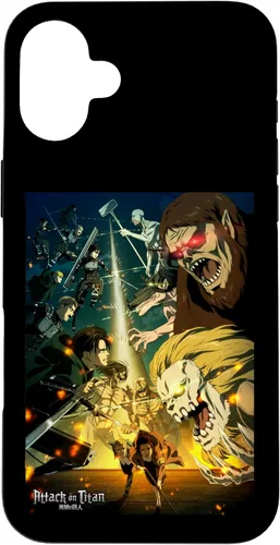 Vista 23 de Attack on Titan Funda de anime para iPhone 17 de temporada final de temporada 4