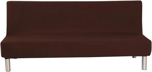 Vista 10 de ele ELEOPTION Funda de Sofá Cama sin Brazos Triangular Gris Funda Deslizable Elástica Fundas de Sofá Plegable Fundas de Sofá Fundas de Futón