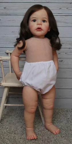 Vista 6 de cosheng Muñecas realistas de bebé Reborn de 24 pulgadas, muñeca Reborn realista recién nacida, de vinilo suave, juguete para niños a partir de 3 años