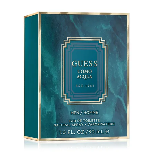 Vista 10 de Guess Uomo Acqua Eau de Toilette Colonia Spray para hombre, 1.0 onzas líquidas