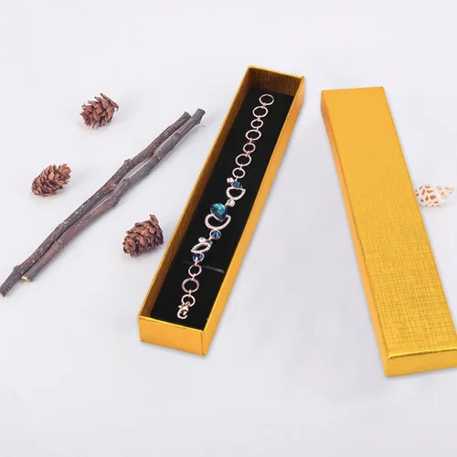 Vista 3 de Rocutus Cajas de cartón para collares, cajas de regalo de joyería, caja de regalo, cajas de cartón para almacenamiento y regalo, paquete de 24
