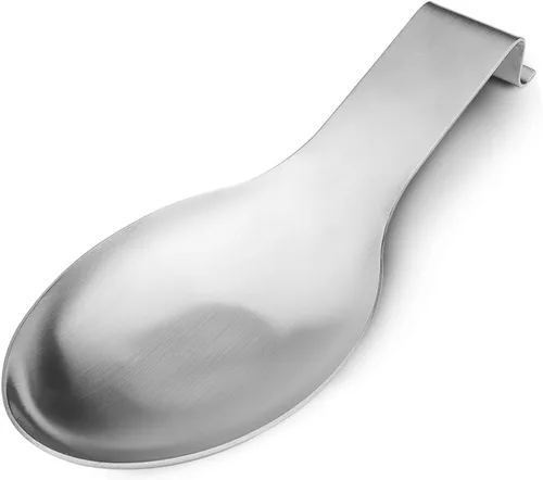 Vista 17 de VanlonPro Soporte de cuchara de acero inoxidable, soporte para cucharón de espátula, soporte para cuchara de utensilios de acero inoxidable, acabado