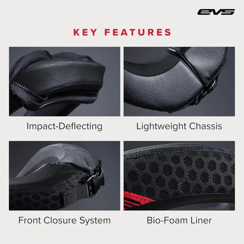 Vista 12 de EVS R2 Race Collar, Neck Support Karting/Motocross/Off-Road, Impact Foam
