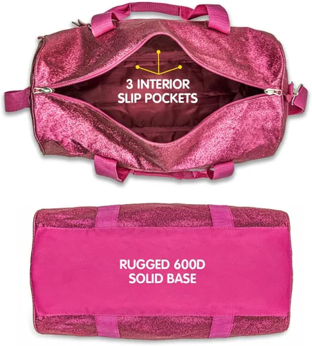 Vista 6 de Bixbee Bolsas de lona para niños, rubí frambuesa (Ruby Raspberry), L, Bolsa de lona