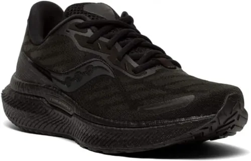 Vista 6 de Saucony Tenis de correr Triumph 19 para mujer, NegroNegroNegro