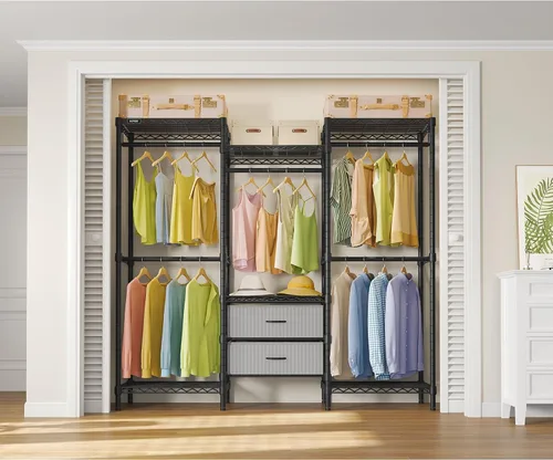 Vista 2 de VIPEK V20 Plus Perchero para dormitorio/vestidor, negro