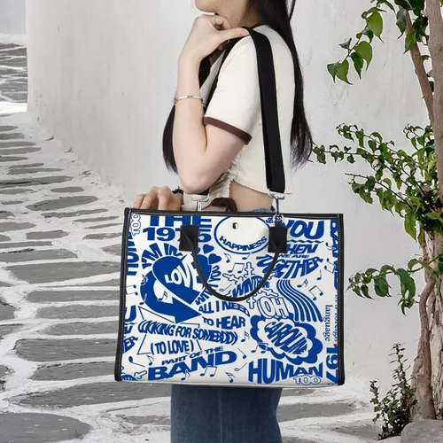 Vista 2 de BWWKTOP Indie Rock Band - Bolsa de mano para álbum de música, regalos inspirados para fanáticos del rock, regalos para mujeres y niñas
