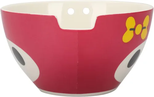 Vista 4 de Bioworld My Melody Character Face - Tazón de ramen con palillos (20 onzas), Rosado