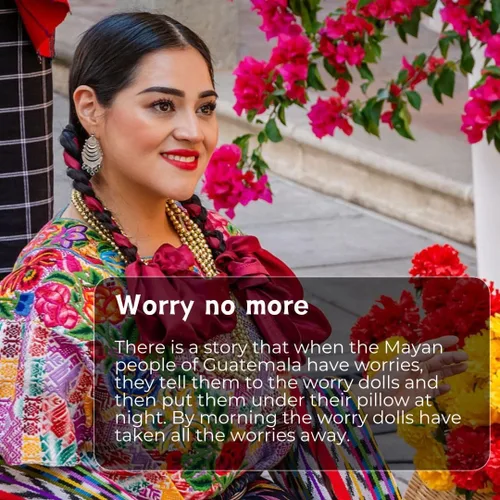 Vista 2 de Muñecos preocupados de Guatemala – Preocupaciones personalizadas – Hecho a mano por artesanos mayas (preocupaciones frías)