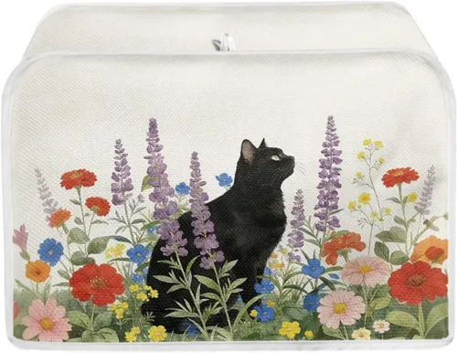 Vista 20 de Funda para tostadora Baxinh con estampado de mariposas y girasoles, 2 rebanadas, bandera americana, cubierta pequeña para electrodomésticos