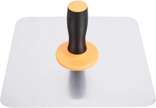 Vista 9 de Halcón de enlucido de aluminio con mango extraíble, soporte para tablero de mortero de yeso de 11.8 pulgadas, herramienta de enlucido para paneles