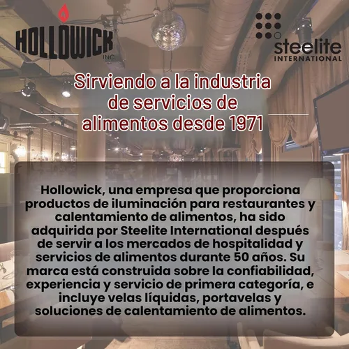 Vista 6 de Hollowick Velas líquidas desechables, 8 horas, para uso en portalámparas votivas de vidrio, luces de mesa de boda de restaurante, cierres