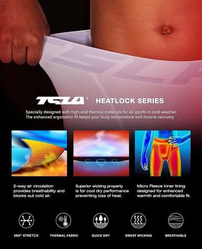Vista 4 de TSLA Paquete de 1 o 2 pantalones de compresión térmica para niños y niñas, leggings deportivos deportivos y pantalones de correr