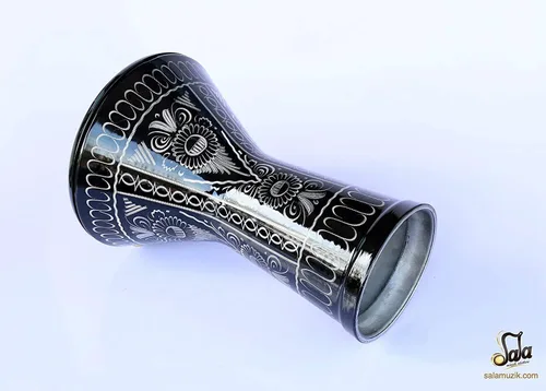 Vista 3 de Tambor Darbuka Egipcio Doumbek Instrumento de Percusión Afinable DED-322E