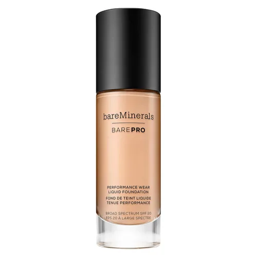 Vista 58 de bareMinerals BarePro 24HR Wear Matte Liquid Foundation Mineral SPF 20, Base de maquillaje de cobertura completa para piel madura, libre de aceite