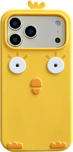 Vista 12 de Funda fea compatible con iPhone 11, 3D Kawaii payaso caricatura, divertido protector de silicona suave a prueba de golpes para mujeres y niñas