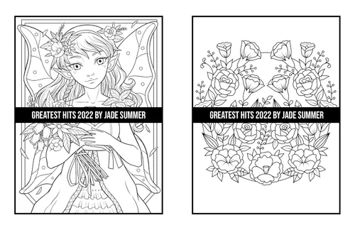 Vista 45 de Greatest Hits An Adult Coloring Book with the 100 Best Pages from the Jade Summer Collection