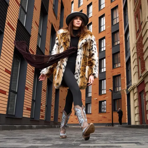 Vista 5 de HISEA Rollda - Botas vaqueras occidentales para mujer, botas vaqueras con tacón grueso, botas de media pantorrilla para mujer