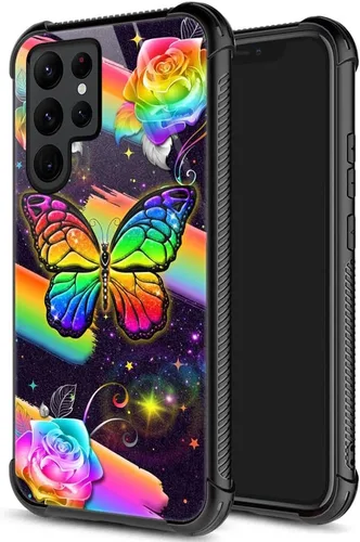 Vista 54 de ZHEGAILIAN Funda para Samsung Galaxy S23 Ultra, protección de grado militar, esquinas a prueba de golpes, funda antiarañazos para Samsung Galaxy S23