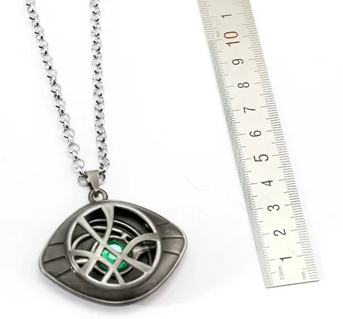 Vista 2 de DUOSHIDA Collar Doctor Strange con colgante de piedra para disfraz de Agamotto (nl005390)