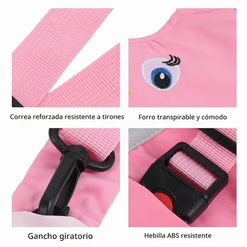 Vista 5 de Arnés para caminar para bebé, andador de bebé, arnés de mano para niños pequeños, cinturón protector, ayudante de asistente de ayudante de pie