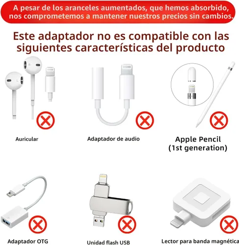 Vista 2 de Thousover Paquete de 4 adaptadores Lightning a USB C para iPhone 15/16/17 Pro/17 Pro Max, para cargador de iPhone 17/16, accesorios 17/16, carga