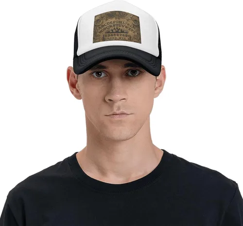 Vista 4 de Game Ouija Board Pattern Logo(1) Baseball Cap Women's Men Denim Hats Adjustable Mesh Casquette