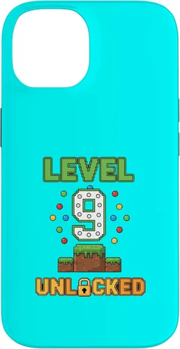 Vista 4 de Birthday Level 9 Unlocked 9th Birthday Gamer Level Up Birthd Case for iPhone 16