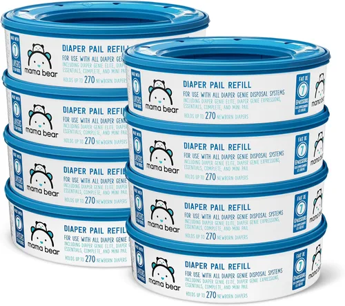 Vista 14 de Marca Amazon – Mama Bear – Recambios para cubos de pañales Genie, sin perfume, 270 unidades (paquete de 1)