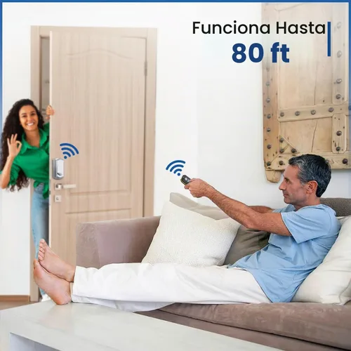 Vista 7 de Cerradura de puerta remota inteligente para cerrojo existente, se instala en 30 segundos, disfruta de una entrada automática sin llave