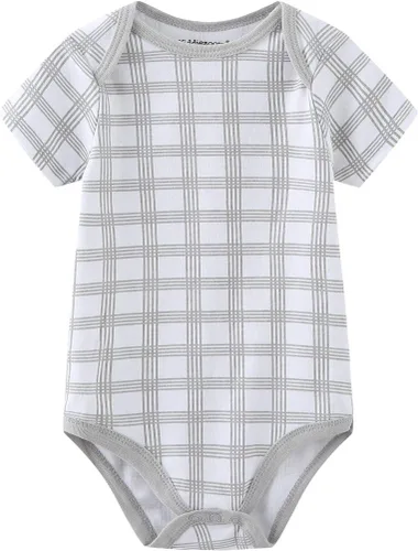 Vista 39 de Kiddiezoom Mameluco unisex de algodón de una pieza para bebé recién nacido, 5