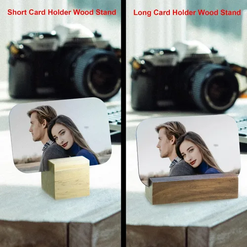 Vista 45 de Tarjeta personalizada con foto y/o texto grabado cartera Love Insert Card