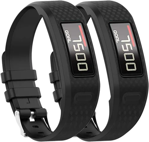 Vista 9 de QGHXO Correa para Garmin Vivofit 1 / Vivofit2, correa de repuesto de silicona suave para Garmin Vivofit 1 / Vivofit 2 Activity Tracker, pequeña 10