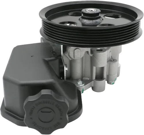 Vista 13 de Chefull Bomba de dirección asistida con polea Compatible con 2007 2008 2009 2010 2011 para Jeep Wrangler (JK) para 3.8L V6, bomba de asistencia
