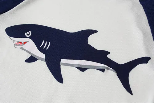 Vista 3 de Dolphin&Fish Pijama completa de manga larga para niños y niñas
