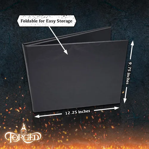 Vista 4 de Pantalla de Game Master - Pantalla DM Horizontal de 38.5 pulgadas Compatible con Dungeons and Dragons y Otros TTRPG - Piel de Dragón Sintética