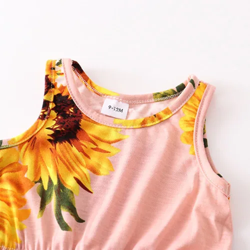 Vista 5 de AWIBMK Vestidos para mamá y yo, conjunto de ropa con cuello en V a juego para madre e hija