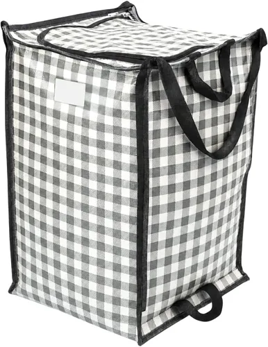 Vista 14 de DURASACK XL - Bolsas de almacenamiento resistentes con cremallera de 48 galones, color negro